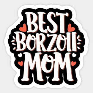 Borzoi-Mom Sticker